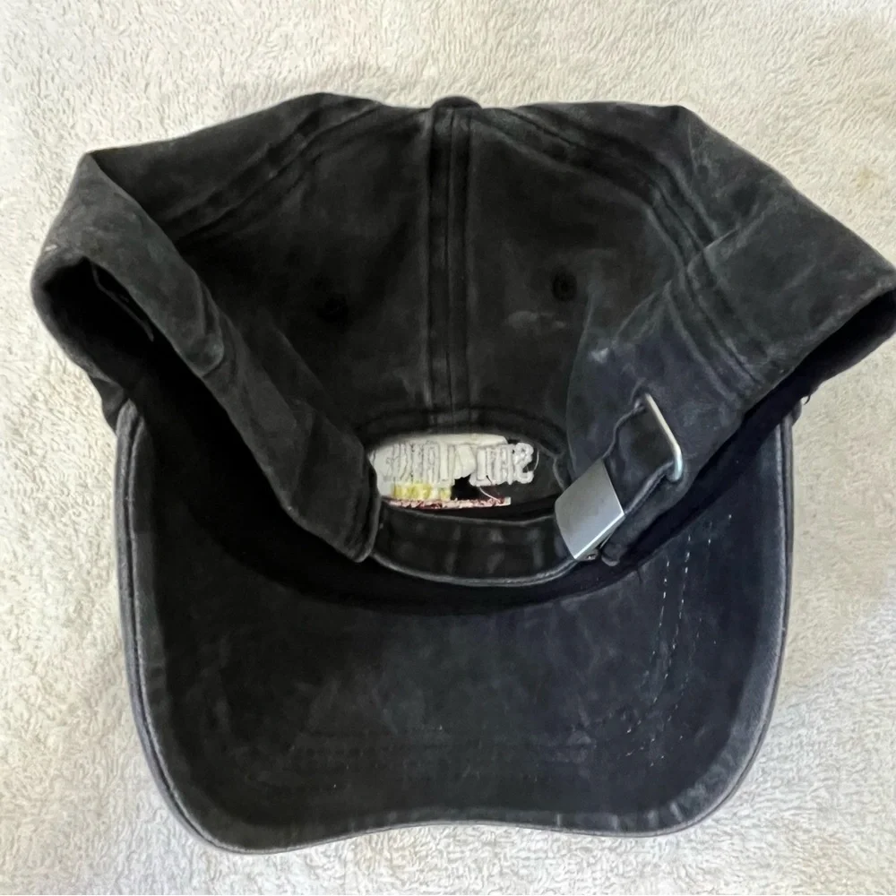 Salt Lake City Embroidered Cotton Dark Grey Adjustable Cap